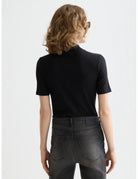 Core Mock Neck Tee detail view by Scotch & Soda