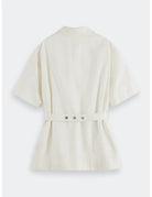 Patch Pocket Shirt flat lay back view by Scotch & Soda