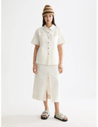 Patch Pocket Shirt full model shot showing overall fit by Scotch & Soda