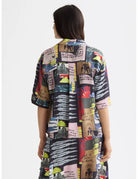 Fluid Collage Shirt detail view by Scotch & Soda