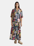 Printed Short Sleeve Fluid Shirt - Scotch & Soda