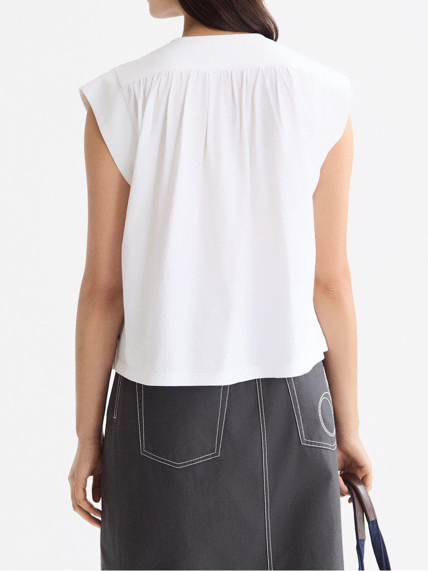 Drapey V-neck T-shirt