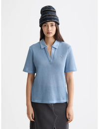 Crochet Polo Shirt