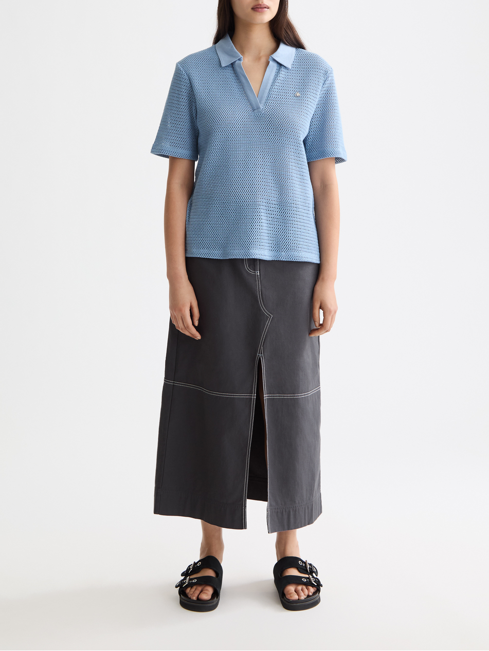 Crochet polo