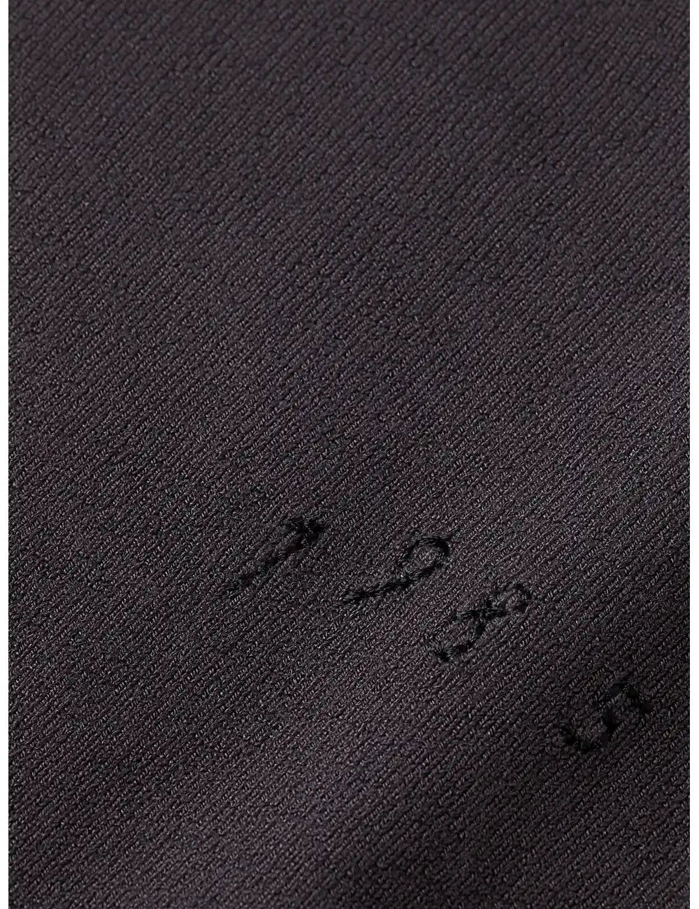 Knitted Spencer Charcoal detail view by Scotch & Soda