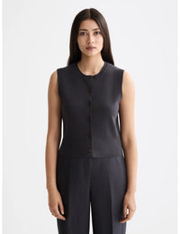 Knitted Spencer Charcoal