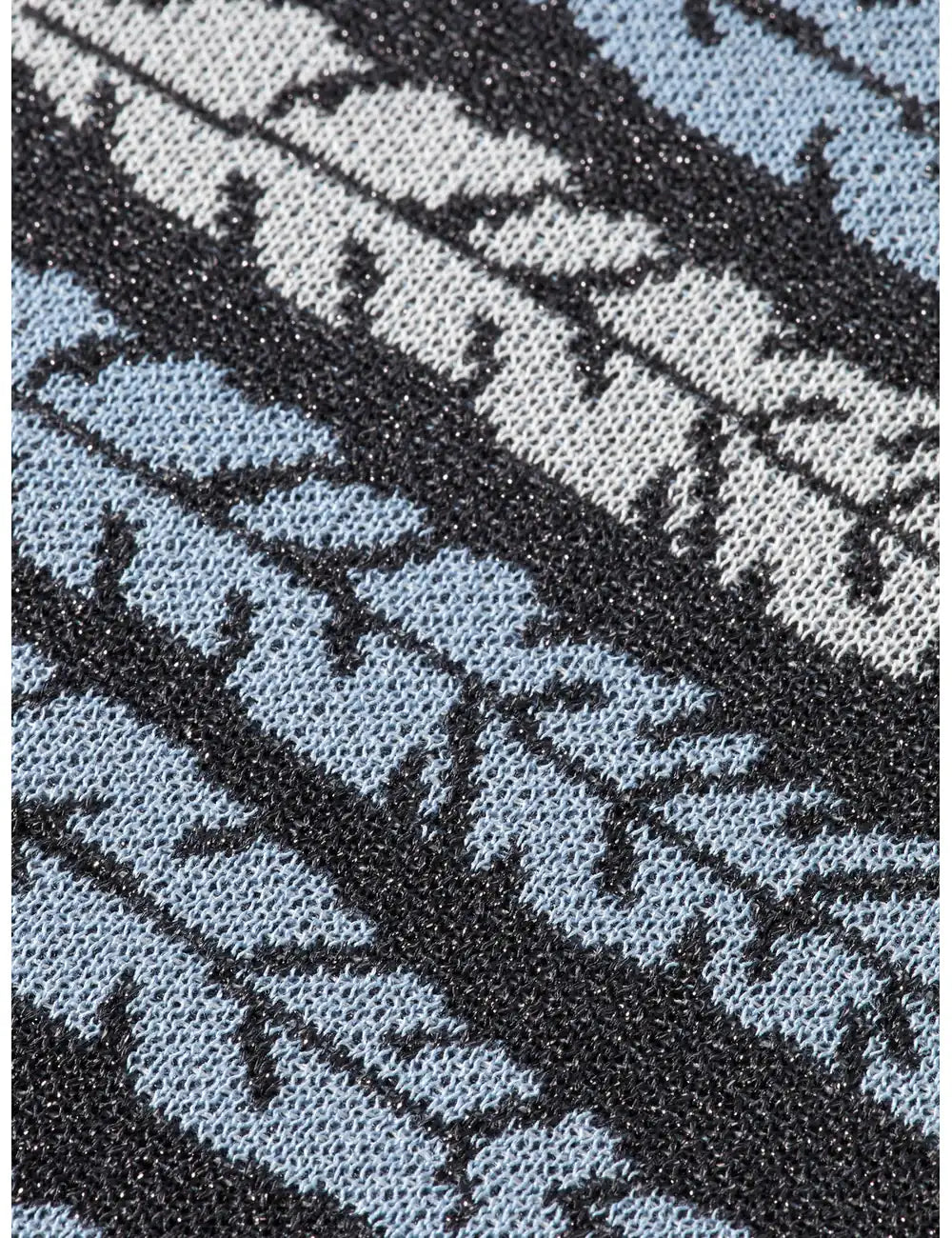 Lurex Jacquard Tee detail view by Scotch & Soda