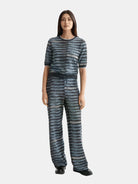 Lurex Jacquard Knitted Tee - Scotch & Soda