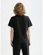 Core Chest Artwork Regular T-shirt detail shot of fabric and craftsmanship by Scotch & Soda