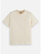 Core Chest Artwork Regular T-shirt flat lay showing product details by Scotch & Soda