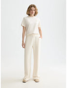 Core Chest Artwork Regular T-shirt full model shot showing overall fit and styling by Scotch & Soda