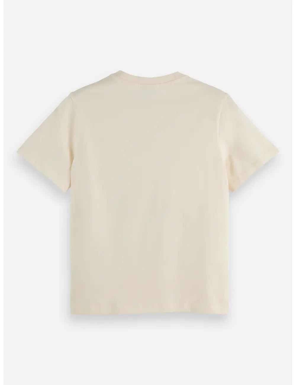 Core Chest Artwork Regular T-shirt flat lay showing product details by Scotch & Soda