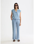 Drawstring Tank Denim detail shot by Scotch & Soda