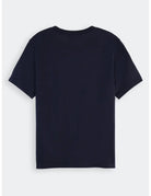 Chest Artwork Tee flat lay back view by Scotch & Soda