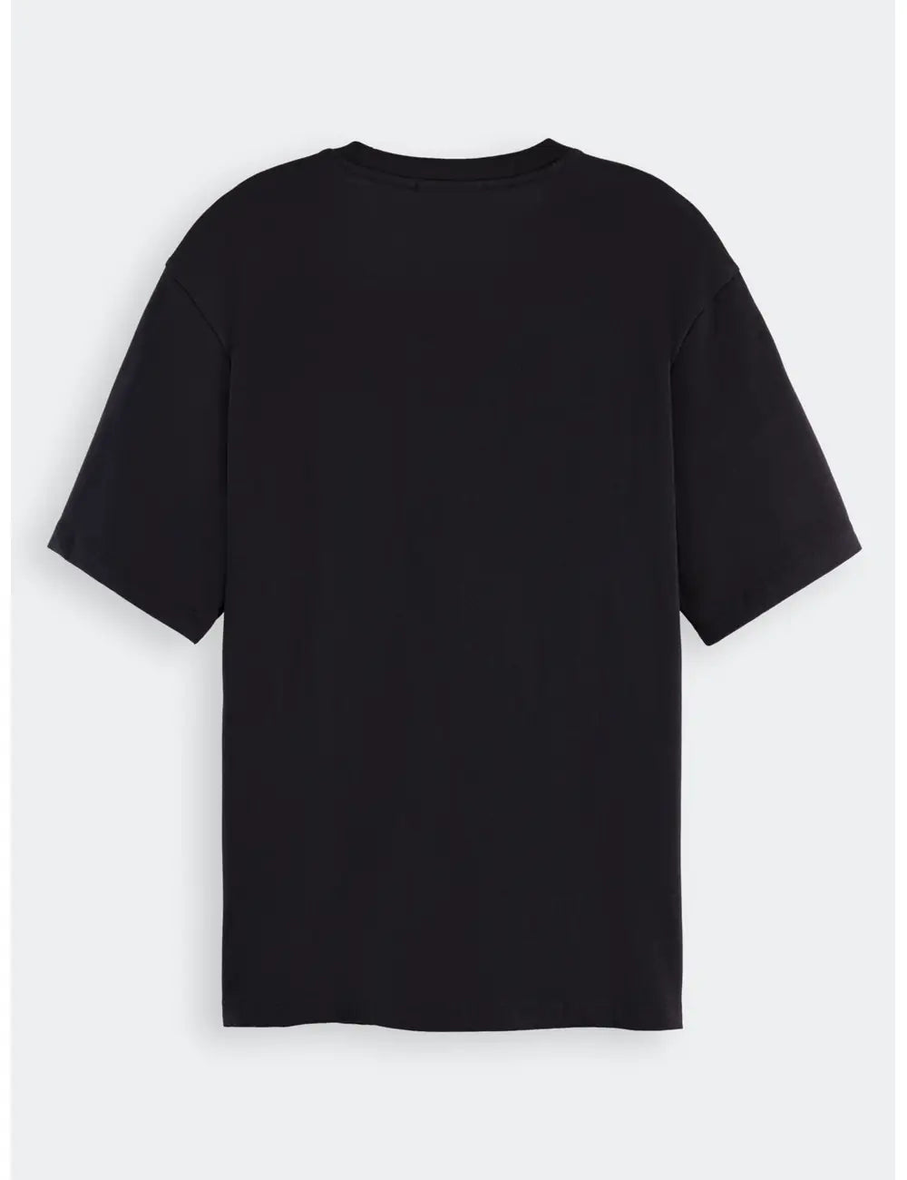 Artwork Loose Fit Tee flat lay back view by Scotch & Soda