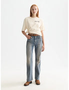 Washed Artwork Loose Fit full model shot showing overall fit by Scotch & Soda