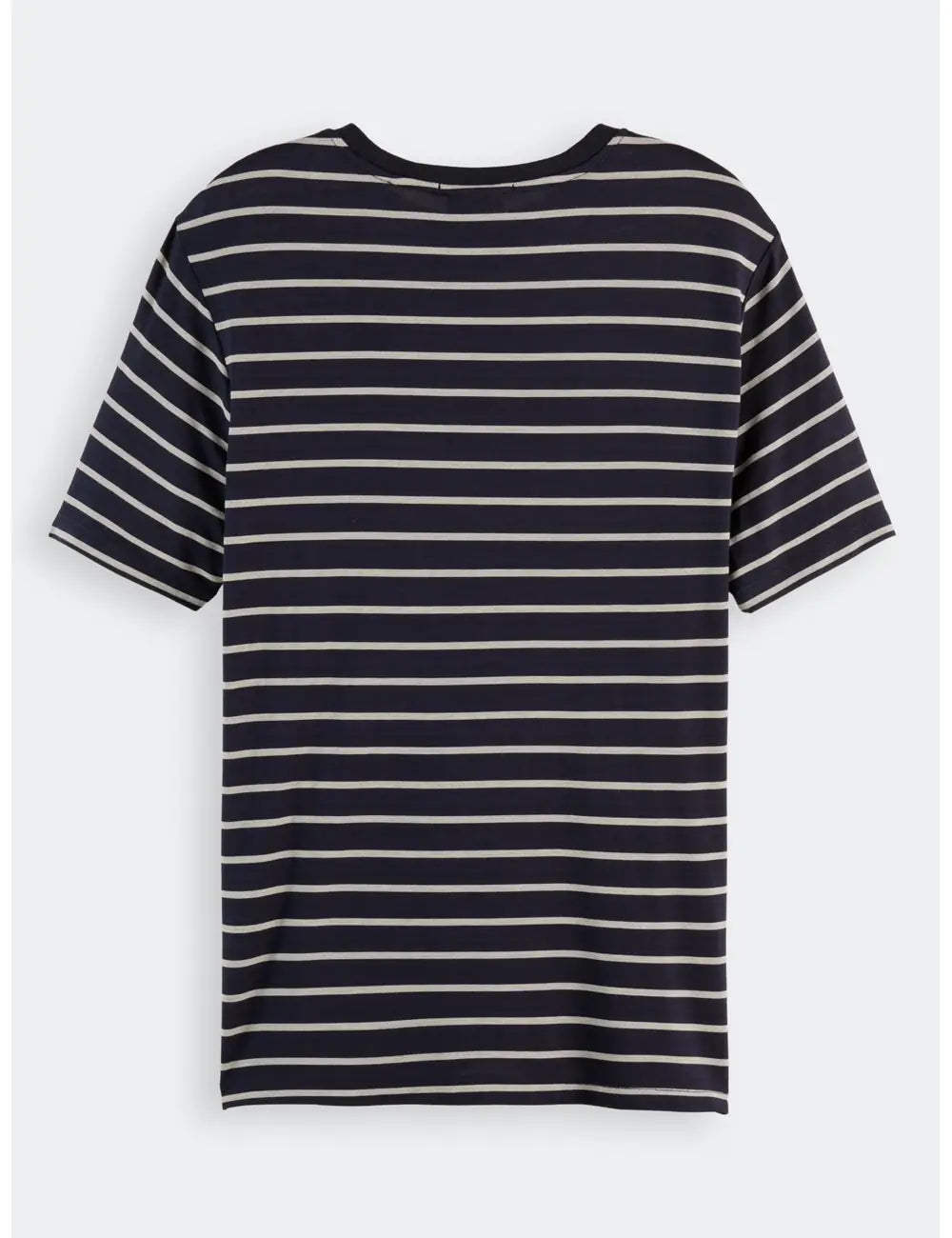 Striped Regular T Shirt flat lay back view by Scotch & Soda