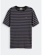 Striped Regular T Shirt flat lay front view by Scotch & Soda
