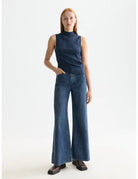 Metallic Knitted Tank flat lay front view by Scotch & Soda