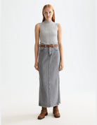 Metallic Knitted Tank full model shot showing overall fit by Scotch & Soda