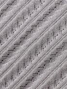 metallic-pointelle-knitted-tank detail shot by Scotch & Soda