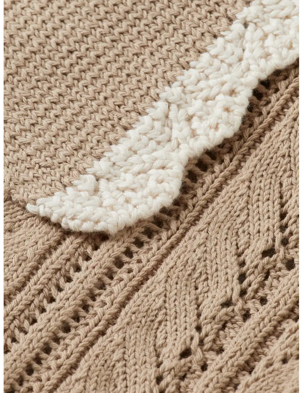 Knitted Polo Shirt detail view by Scotch & Soda