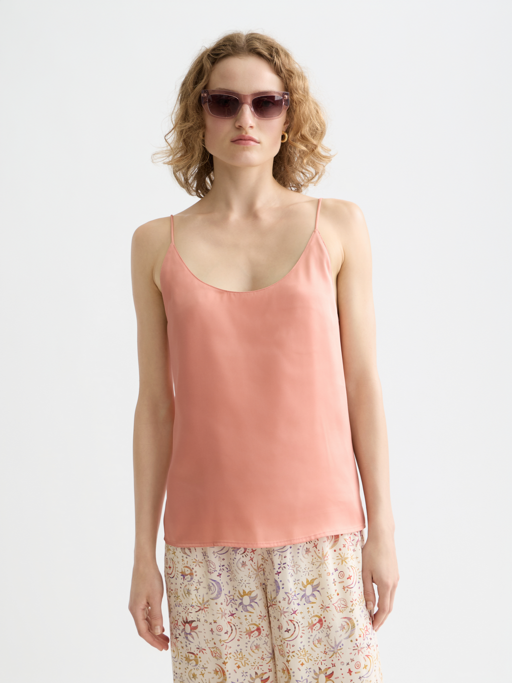Woven Jersey Tank