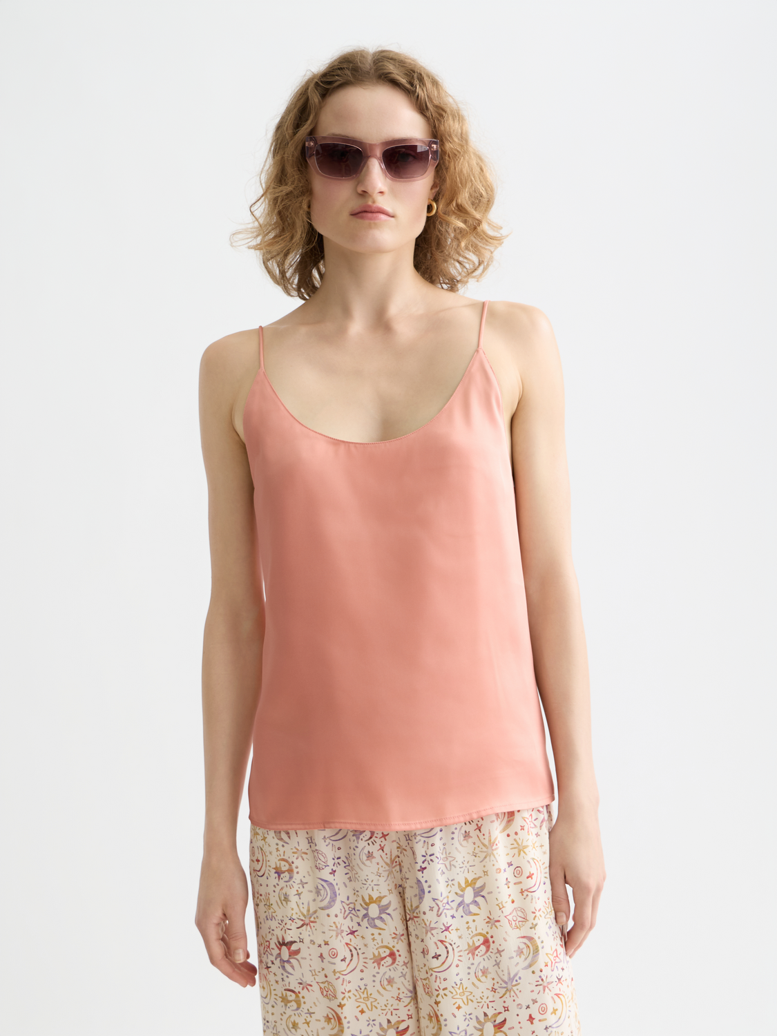 Woven Jersey Tank