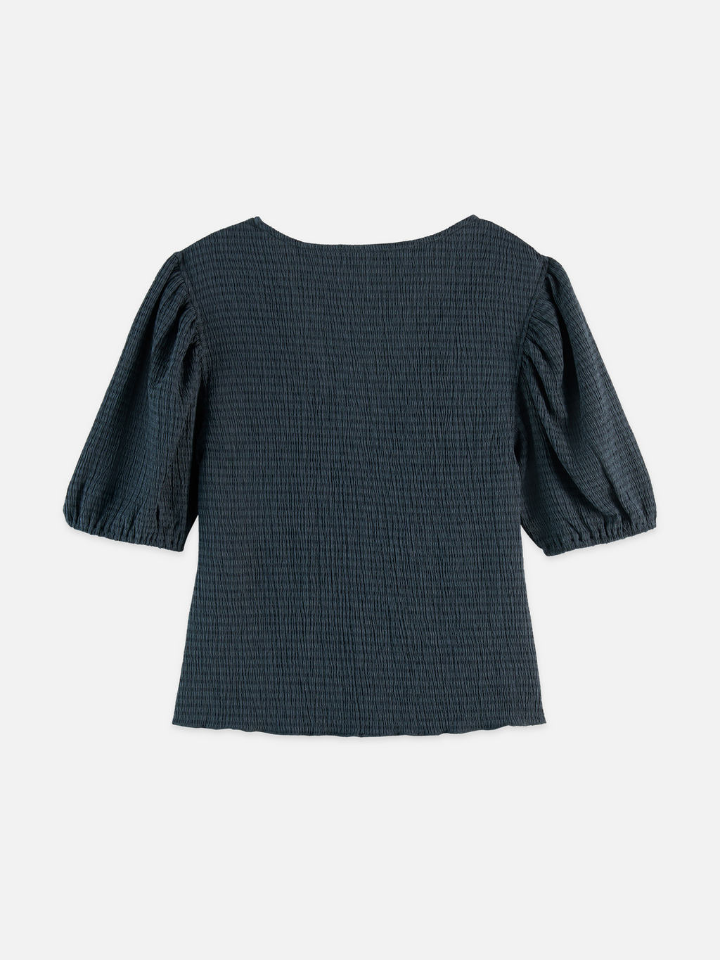 Structured V-neck top