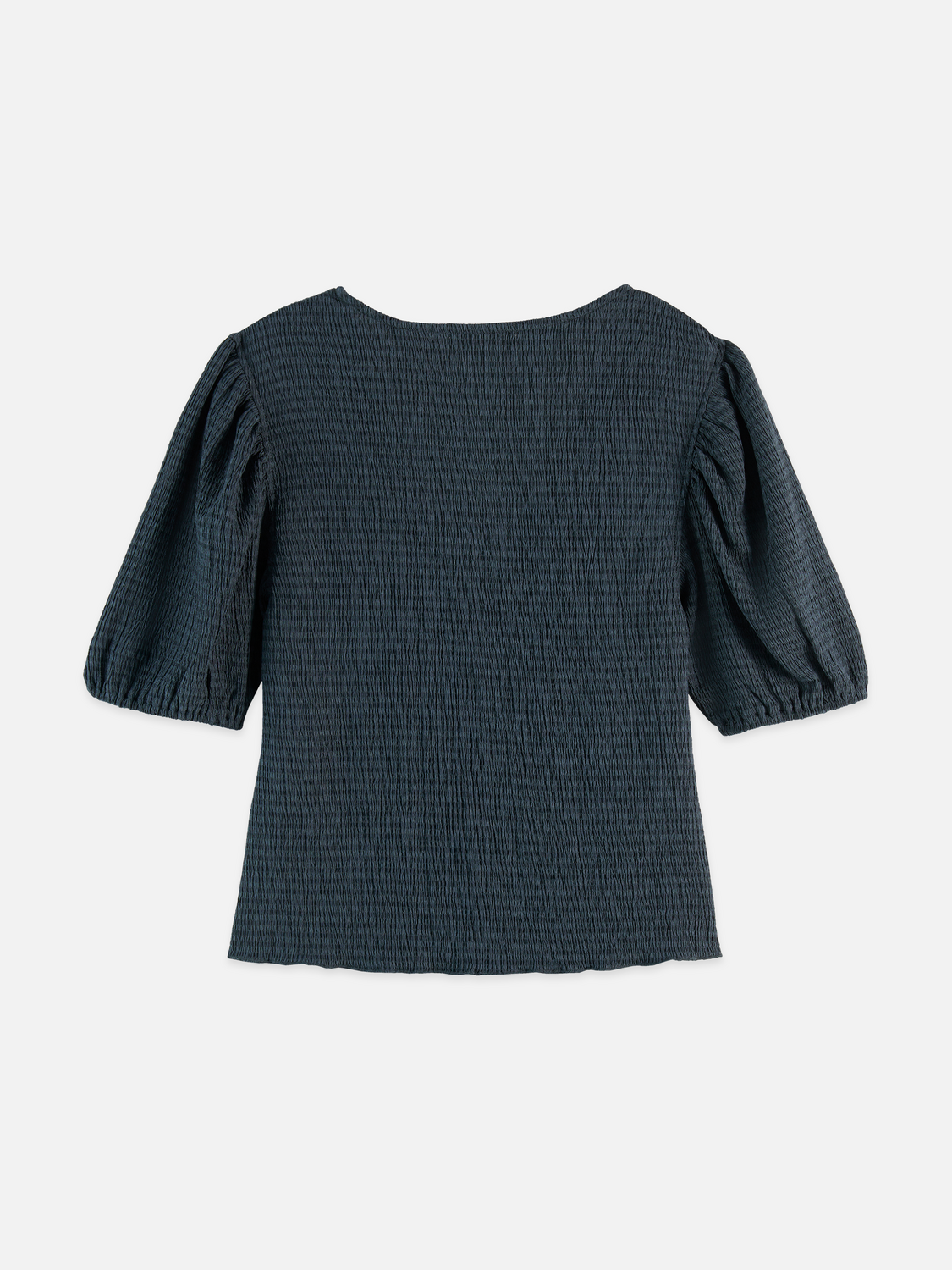 Structured V-neck top