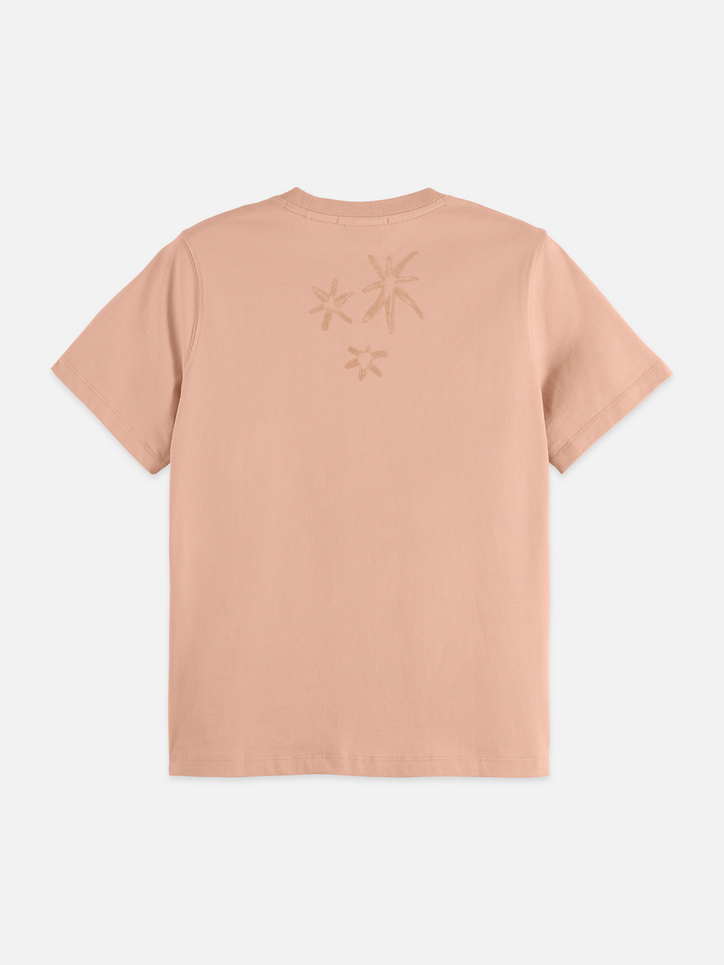 Flock print T-shirt