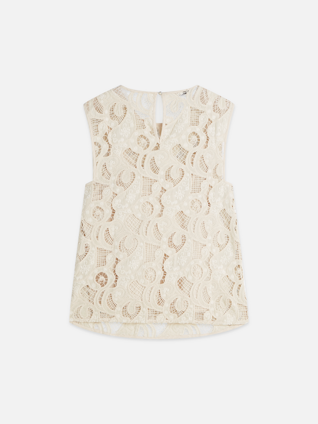 Flame embroidery top