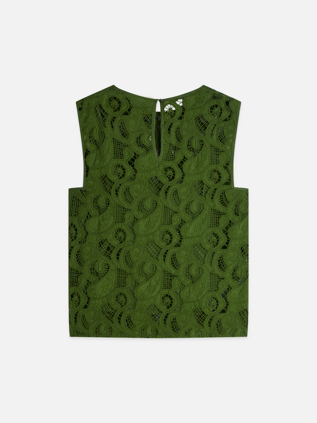 Flame embroidery top