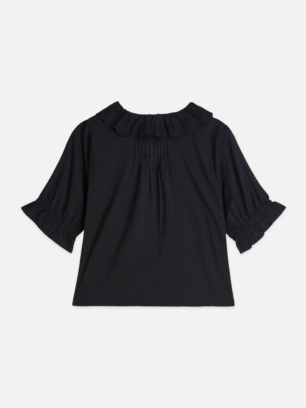 Embroidered short sleeve