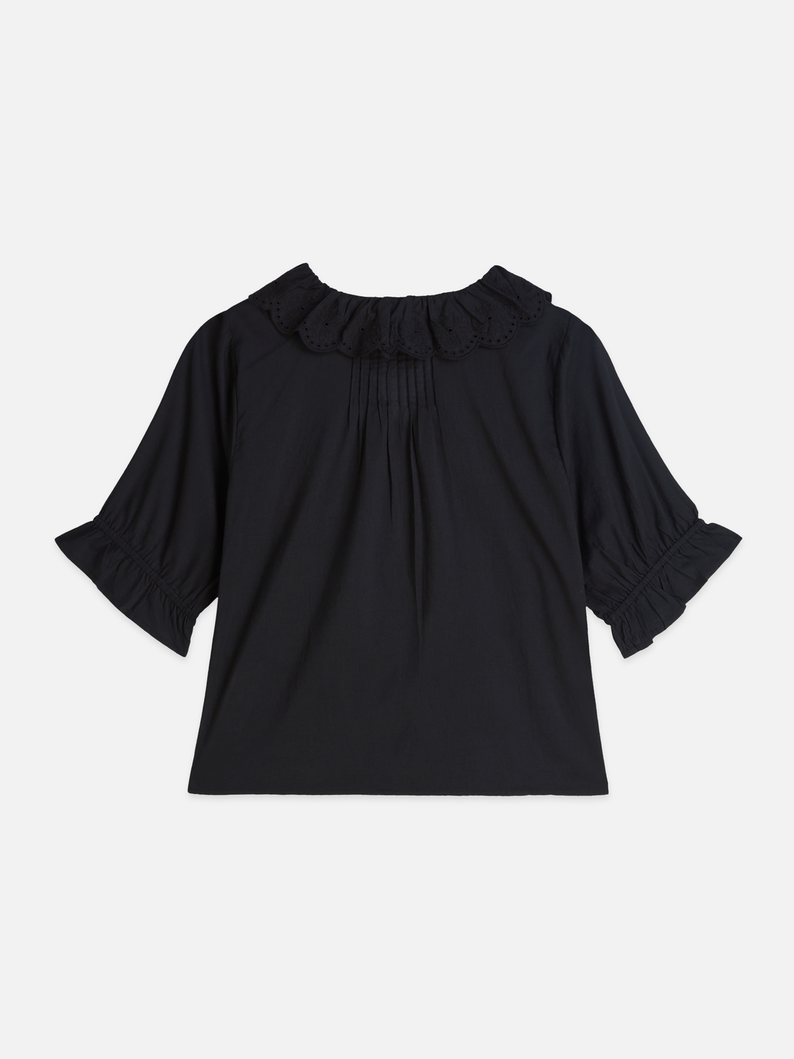Embroidered short sleeve