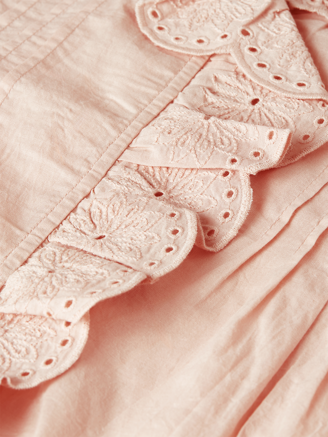 Embroidered short sleeve