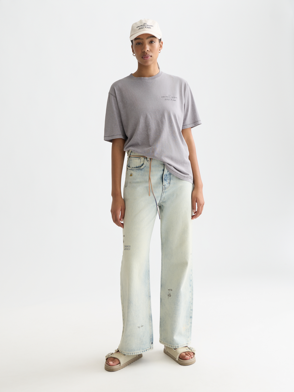 Scotch & Soda x Basquiat Graphic Loose-Fit T-Shirt