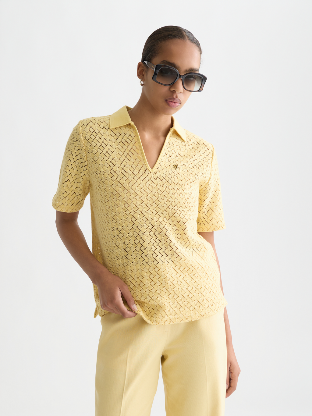Crochet polo