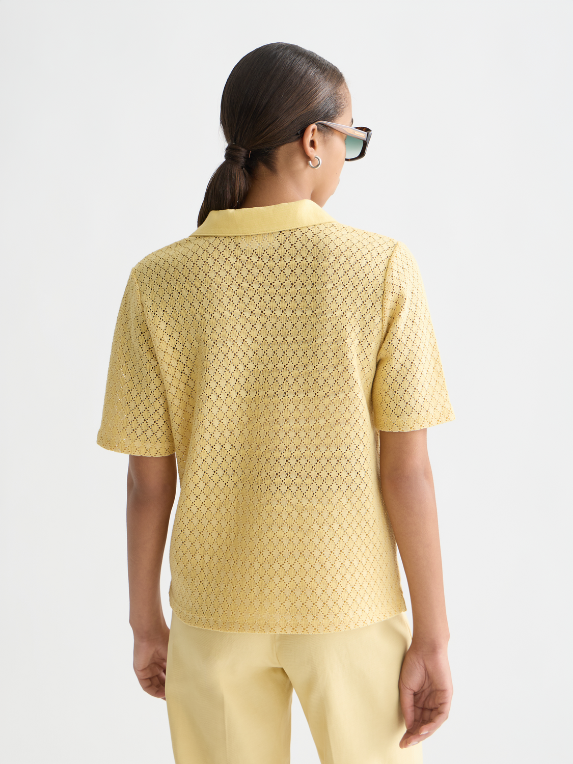 Crochet polo