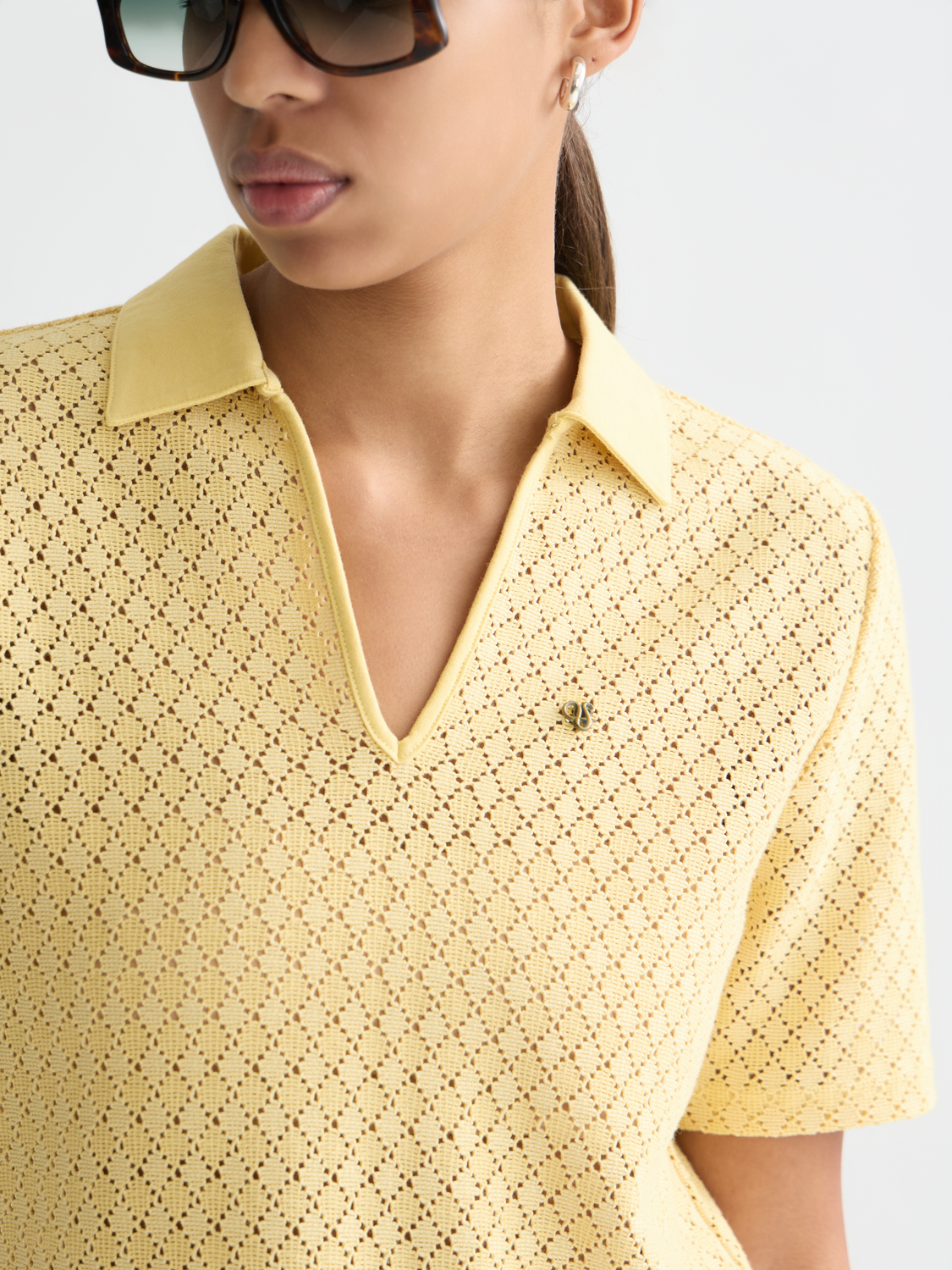 Crochet polo
