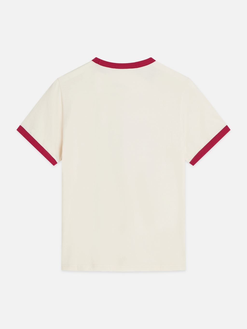 T-shirt with contrast binding
