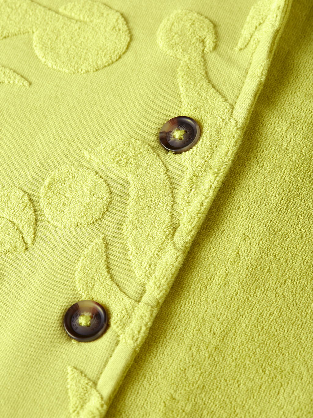 Towelling short sleeve shirt