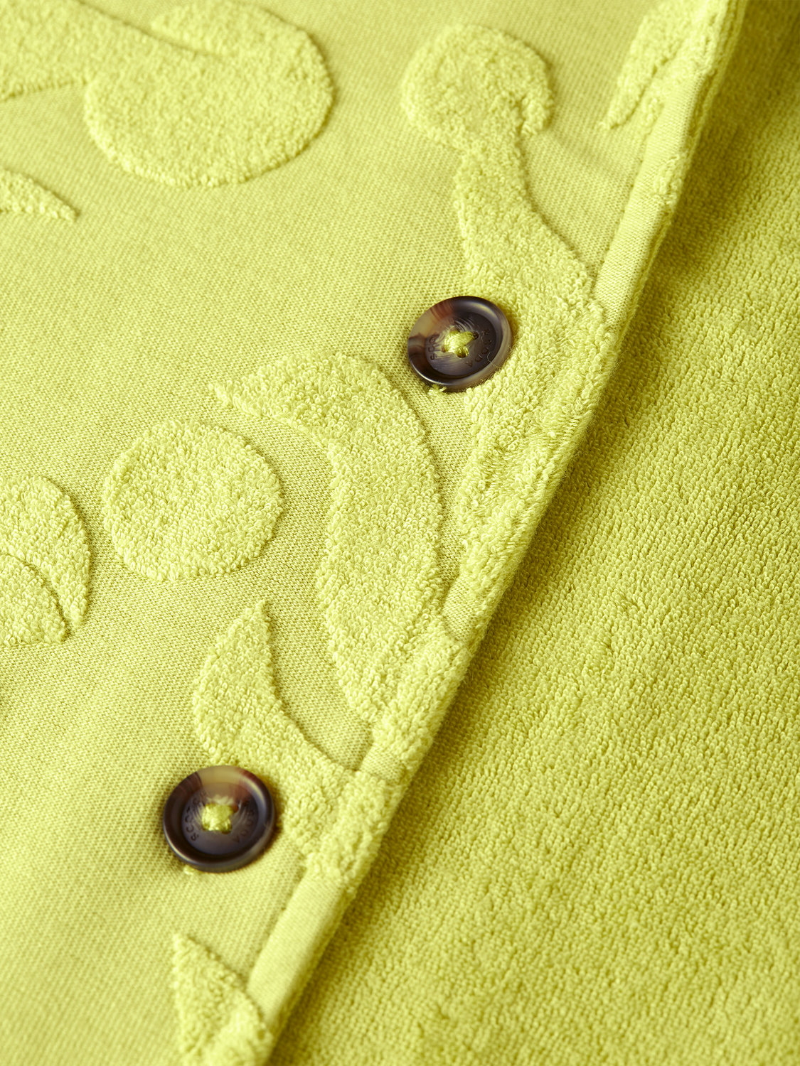 Towelling short sleeve shirt