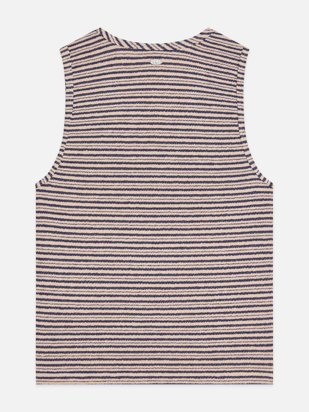 Stripe V-neck tank