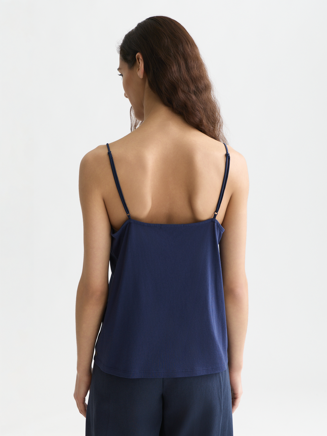 Jersey woven tank
