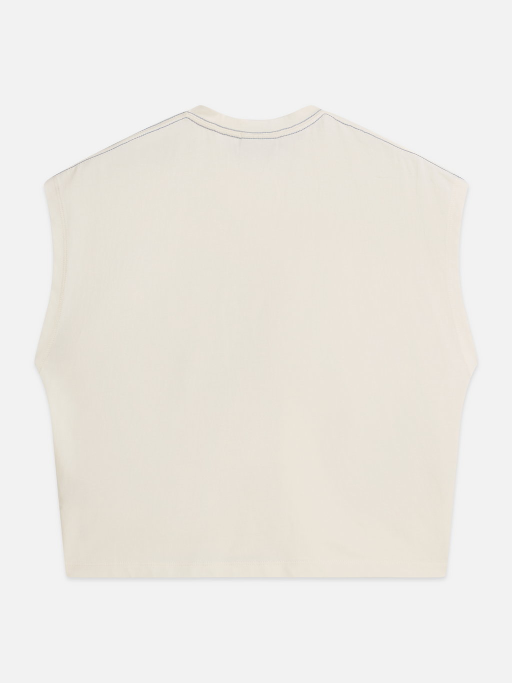 Twisted neckline T-shirt