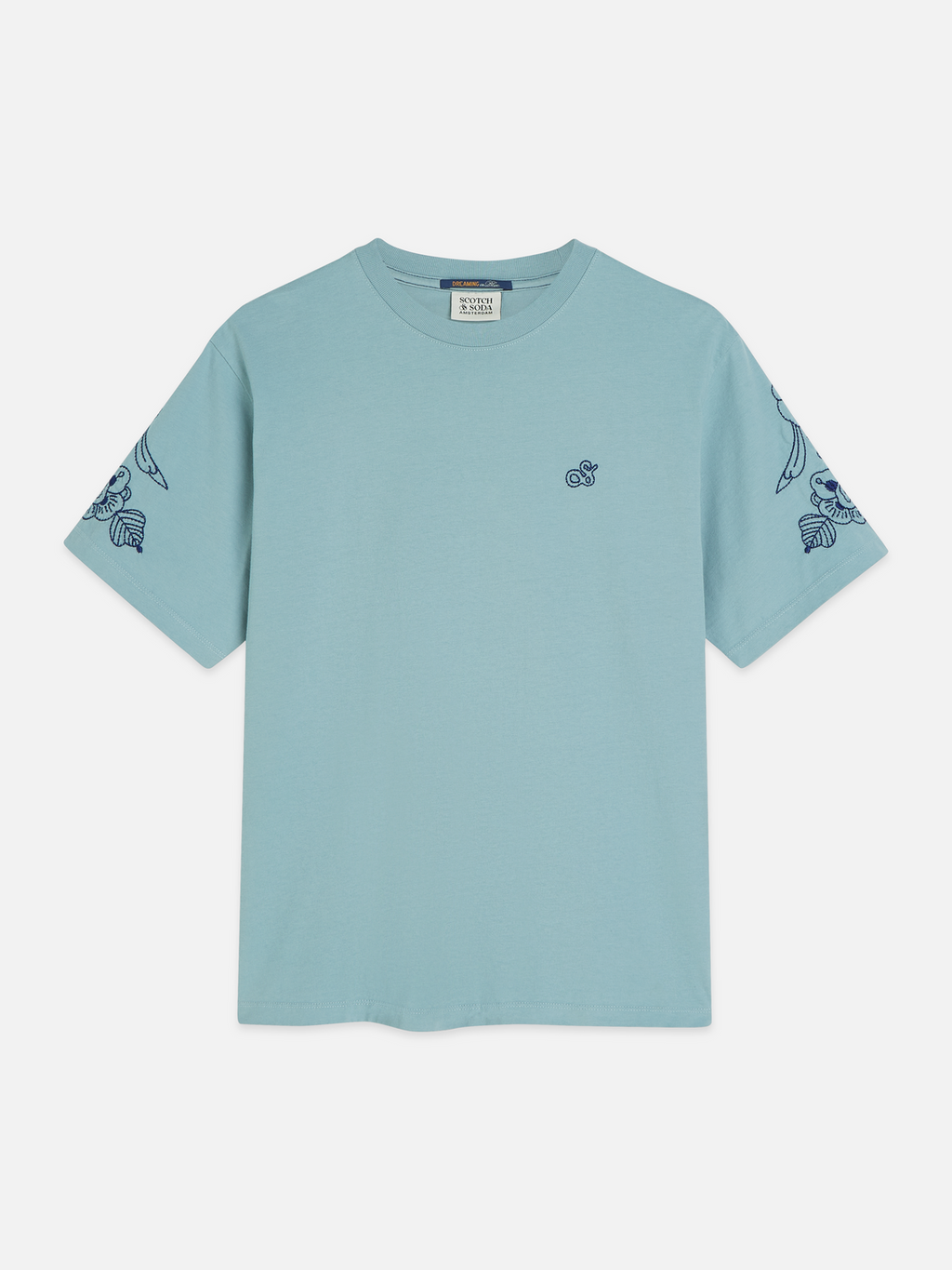 Embroidered loose T-shirt