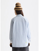 Embroidered Shirt Ocean flat lay back view by Scotch & Soda