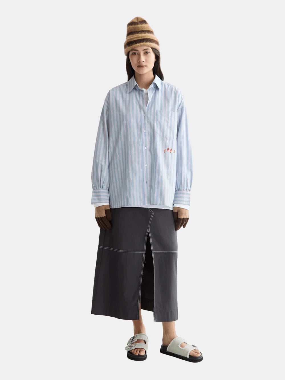 Embroidered Girlfriend Shirt - Scotch & Soda