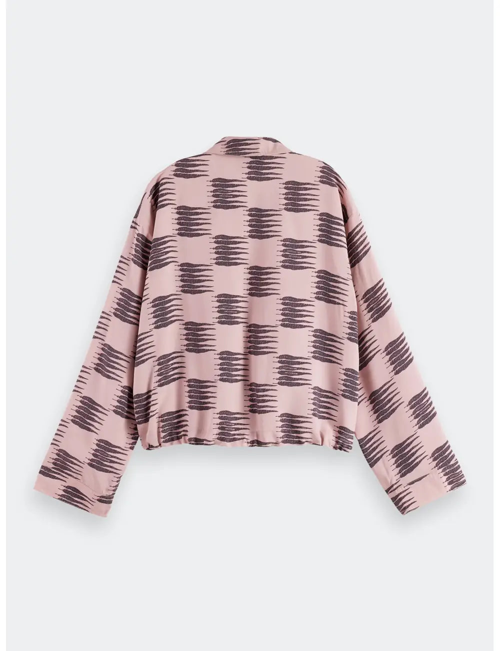 Printed Utility Shirt flat lay back view by Scotch & Soda